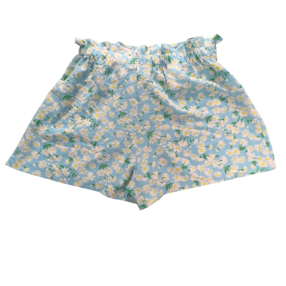 BCBGeneration Retro Daisy Garden Knot Front Crop Top & Shorts Medium Cottage NEW - Picture 8 of 10
